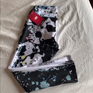 Drakon splatter paint leggings